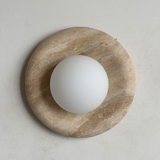 Lámpara de Pared Jade Natural Entrada Lujo Francés - Image 5