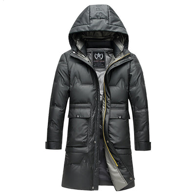 Chaqueta Acolchada con Capucha para Hombre - Abrigo Grueso Impermeable - Image 2