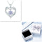 Female 925 Plateado Twelve Birthstone Pendant Necklace Platinum Box June