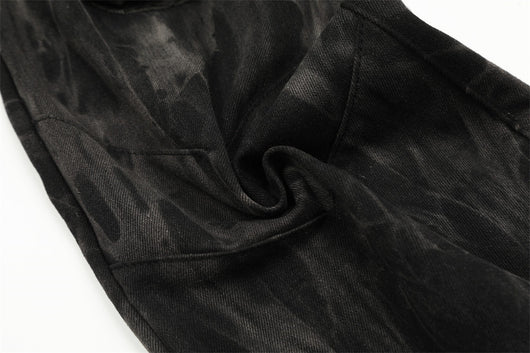 Pantalones Cargo Denim de Pierna Ancha para Hombre - Image 17