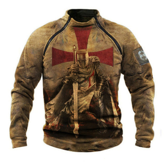 Sudadera de Cuello Redondo Estilo Urbano Europeo y Americano - Image 2