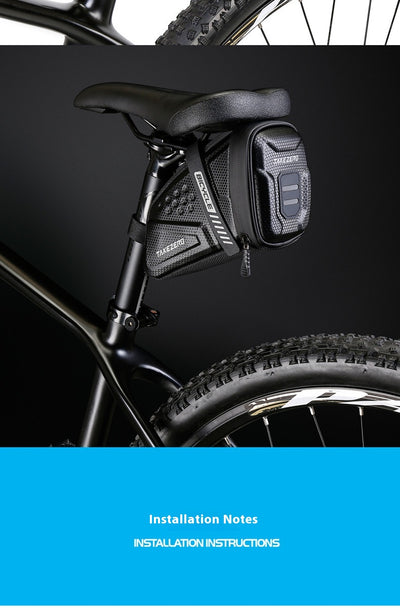 Bolsa de Sillín para Bicicleta de Montaña - Almacenamiento Compacto y Seguro - Image 10