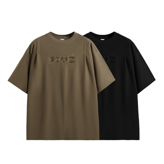 Playera Casual de Twill Vintage con Bordado - Image 3