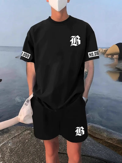 Conjunto Deportivo Casual para Hombre de Manga Corta - Image 8