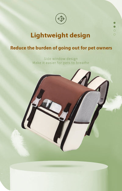 Mochila Transportadora de Gatos Respirable y Plegable - Image 9