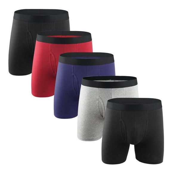 Bóxers Largos de Algodón Puro para Hombre