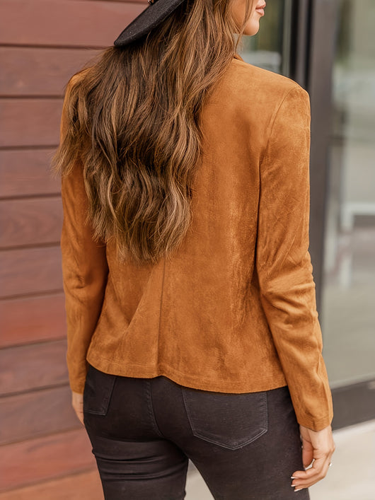 Cardigan Mujer Liso de Manga Larga Casual - Image 6