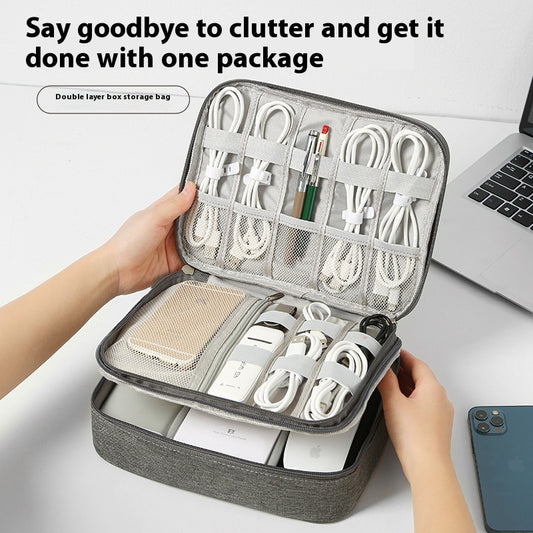 Organizador Portátil de Cables y Accesorios Digitales
