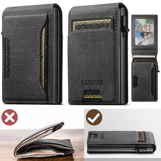 Billetera de Cuero Texturizado con Compartimentos para Tarjetas - Image 21