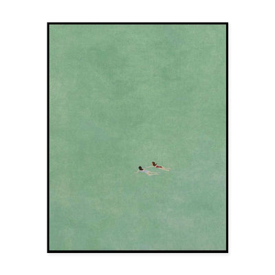 Cuadro Óleo Pintado a Mano - Paisaje Marino Océano Verde para Decoración del Hogar - Image 6