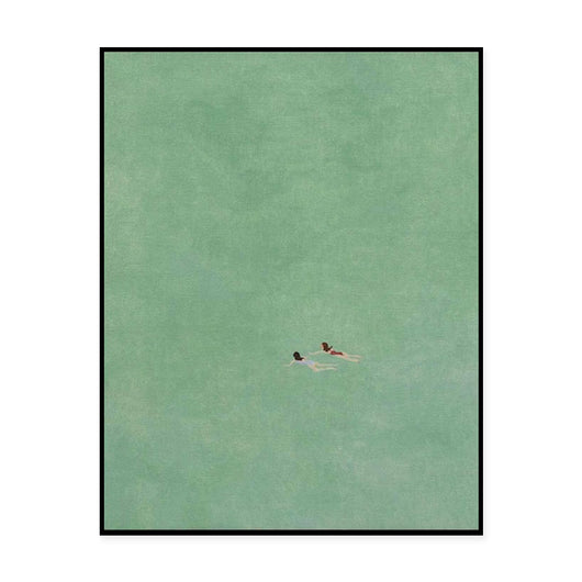 Cuadro Óleo Pintado a Mano - Paisaje Marino Océano Verde para Decoración del Hogar - Image 6