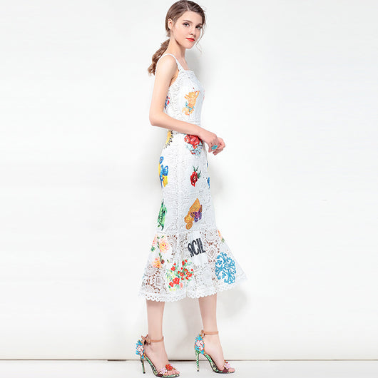 Vestido Largo de Encaje Elegante - Image 7