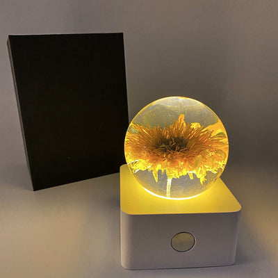 Lámpara Nocturna Pequeña Diente de León y Girasol 8cm - Decoración de Escritorio - Image 9