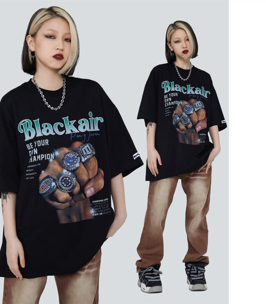 Playera Unisex con Estampado Vintage Puño - Diseño Clásico para Hombre