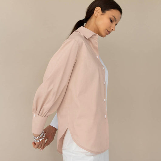 Blusa Casual de Contraste para Mujer con Diseño Minimalista - Image 14