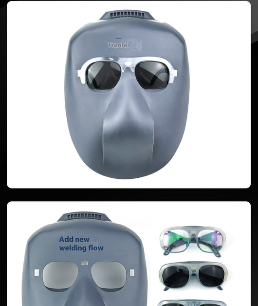 Máscara de Soldadura Abatible con Protección Radiante para Soldadura de Argón - Image 13