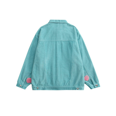 Chaqueta de Pana con Bordado Love String - Image 8