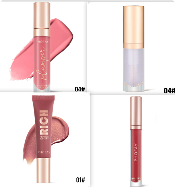 Brillo Labial Voluminizador PHOFAY Efecto Espejo