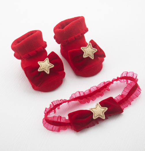 Set de Diademas y Calcetines para Bebé - Image 16