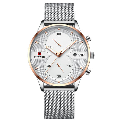 Reloj de Hombre Sumergible con Calendario y Movimiento de Cuarzo - Image 10