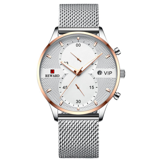 Reloj de Hombre Sumergible con Calendario y Movimiento de Cuarzo - Image 10