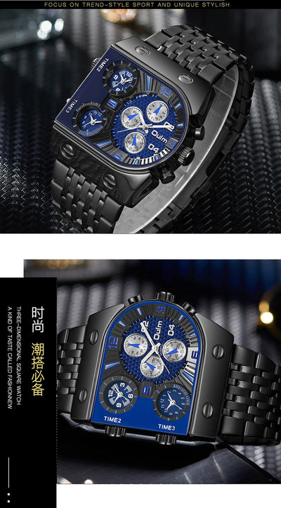 Reloj Hombre Multihuso con Esfera Grande e Iluminación Nocturna - Image 24