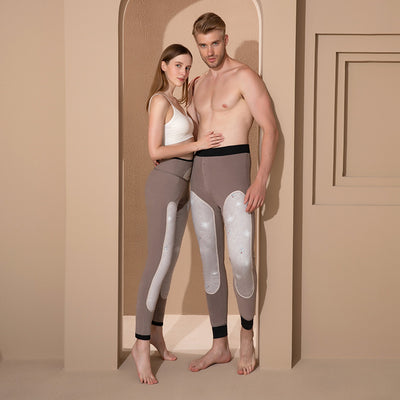 Pantalones Térmicos de Lana Suave para Parejas - Calidez y Confort - Image 6