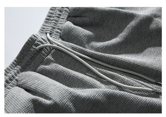Shorts Sueltos Cuadriculados Beige Estilo Japonés - Cómodos y Versátiles - Image 13
