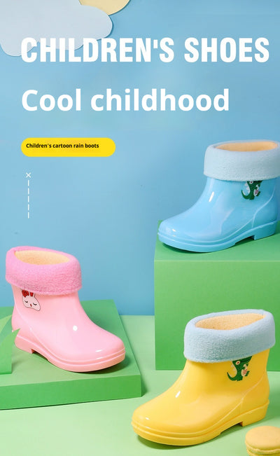 Botas Impermeables Infantiles Antideslizantes para Otoño e Invierno - Image 18