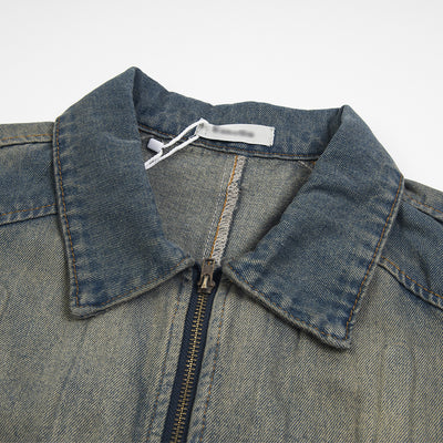 Chaqueta Denim Punk Old Wash para Hombre - Image 3