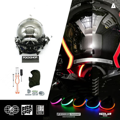 Máscara Cyberpunk LED Diodo KEDLAR - Edición DIY Personalizable - Image 19