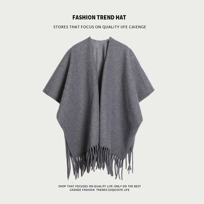 Abrigo Capa Casual Extragrueso para Mujer - Image 18