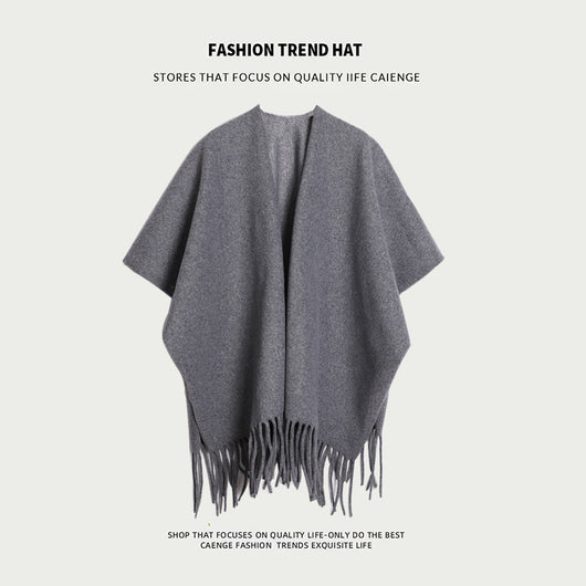 Abrigo Capa Casual Extragrueso para Mujer - Image 18