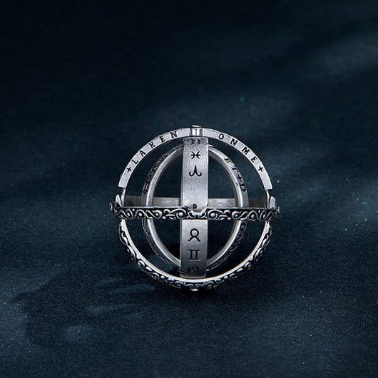 Anillo Collar Universo Giratorio - Globo Terráqueo Transformable Astronómico - Image 3