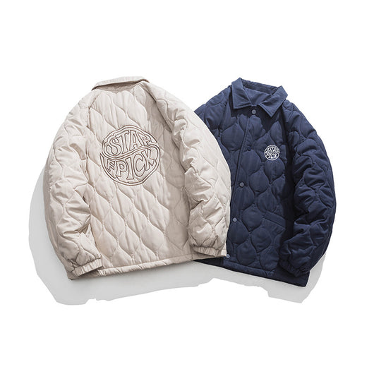 Conjunto Polo de Algodón Lingge con Diseño Decorativo para Hombre - Invierno