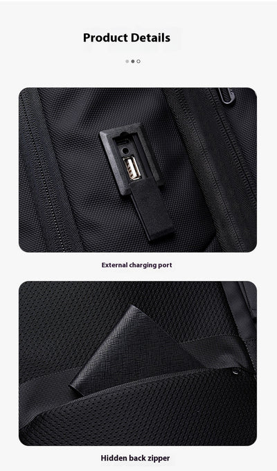 Mochila Multifuncional con Compresión al Vacío para Hombre - Image 19