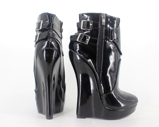Tacones Altos Plataforma Impermeables Talla Grande para Mujer - Image 5