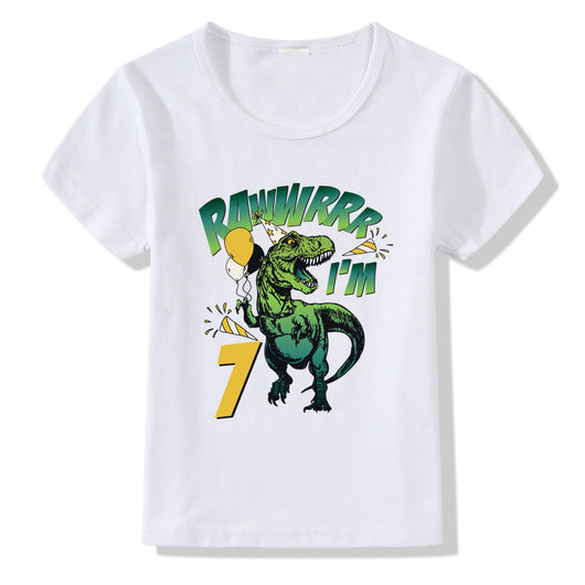 Playera de Cumpleaños Números 1-9 para Niños - Image 11