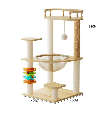 Casa Árbol para Gatos Cápsula Espacial - Image 11