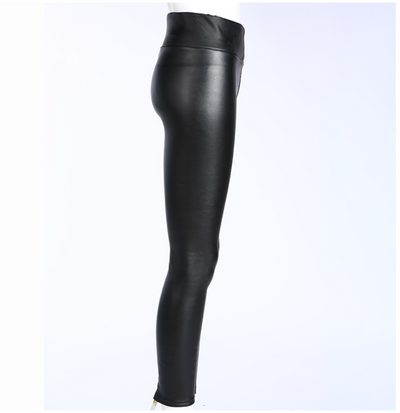 Leggins de Cuero PU Cintura Alta Efecto Slim - Image 9