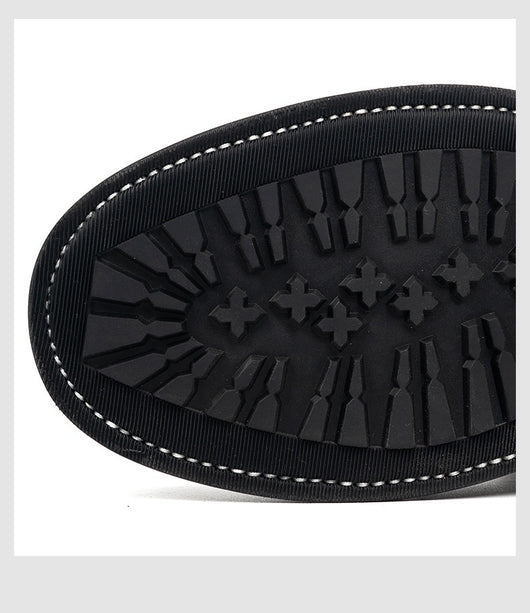 Botas de Cuero Genuino para Hombre - Estilo Trabajo Otoño Invierno - Image 10