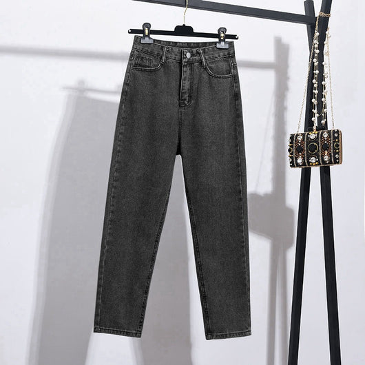 Pantalón Vaquero Cropped de Cintura Alta y Pierna Recta - Image 12