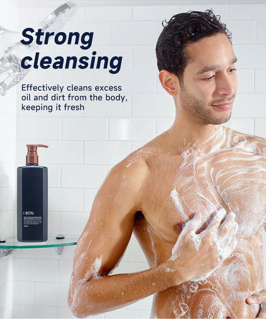 Gel de Baño para Hombre 500ml - Control de Grasa, Eliminador de Olores y Humectante - Image 9