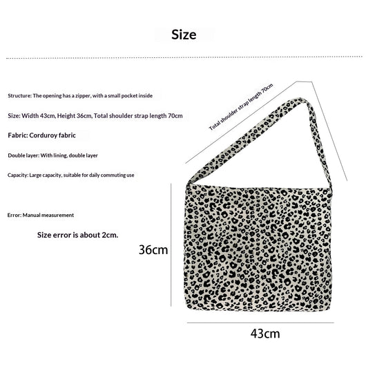 Bolso Bandolera Pana Estampado Leopardo - Image 8