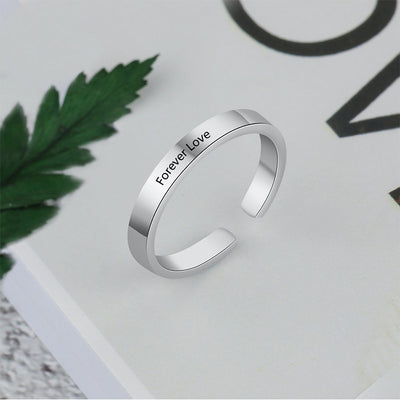 Anillo de Plata Esterlina Brillante Minimalista - Image 2