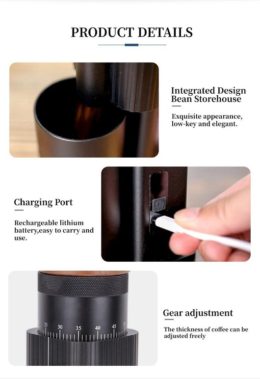 Molinillo Eléctrico de Granos USB - Moledor Portátil para Café y Especias - Image 11