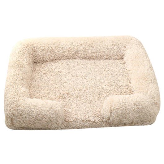 Cama Redonda Acolchada para Mascotas - Diseño Invierno - Image 3