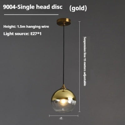 Lámpara Colgante de Cristal para Dormitorio y Sala de Estar - Image 6