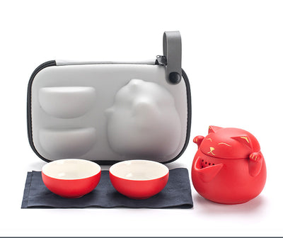 Set de Té Portátil con Tetera y 2 Tazas - Bolsa de Almacenamiento Incluida - Image 15