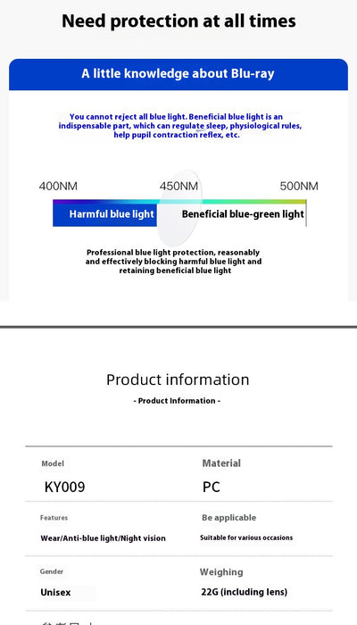 Gafas Bloqueadoras de Luz Azul para Dormir Mejor - Image 26
